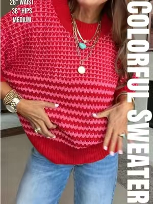 📚✏️📌🚌The sweater the kiddos will compliment you on and you’ll be comfy too! #teacherootd #teacheroutfit #shortsleevesweater #dopaminedressing #falloutfits 