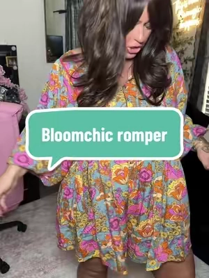 This might be one of my favorite budget-friendly finds! 🌼🤍 This plus-size floral romper gives the look of a dress with the comfort of shorts. The flowy sleeves, flattering waist tie, and lightweight fabric make it perfect for brunch, vacation, or everyday wear.@BloomChic @Bloomchic  #TikTokShopSummerSale #plussizefashion #romper #bohostyle #floraldress 