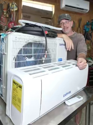 Garvee Mini Split Air Conditioner! This 19 SEER2 ductless inverter AC cools and heats rooms up to 750 sq. ft. with ultra-quiet operation, energy-saving performance, and a built-in heat pump. Featuring Cooling, Heating, Dry, and Fan modes with 4-way airflow, it's the perfect HVAC solution for bedrooms, living rooms, offices, garages, and more. #MiniSplit #MiniSplitAC #AirConditioner #AC #HeatPump #HVAC #HomeCooling #EnergyEfficient #HomeImprovement #SmartHome #DIY #GarageSetup #HomeComfort #AirConditioning #TikTokShop #HomeEssentials #TikTokShopCreatorPicks