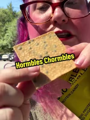 Hormbles Chormbles Protein Candy Bar ✨ These are so good!! #proteincandy #proteinsnack #zerosugar #chocolatebar #tiktokshopsummersale 
