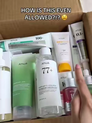 also wayy more affordable than getting them separately 🤍 anua affordable full korean glass skincare routine set dull uneven skin tiktok shop #tiktokshopcreatorpicks #TikTokShopBackToSchool #glassskin #koreanskincare #anua anua best 8 piece glass skin routine hydration hyperpigmentation redness care skincare over 35 mature skin glass skin buy with coupon maehni