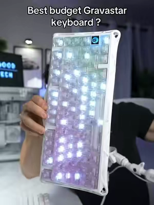 One of the most affordable Gravastar keyboards you can get on TikTok rn #gravastar #k1 #k1lite #gamingkeyboard #keyboard 
