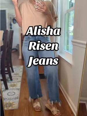 Selling fast! Wide leg Risen jeans from @Wild Oak Boutique 