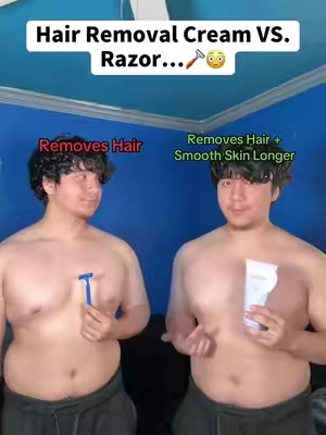 Which one wins? #hairremovalspray #hairremovalcreams #flamingo 