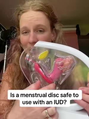 Will a menstrual disc dislodge your IUD? ##iud##iudinsertion##menstrualdisc##menstrualcup##dislodgediud