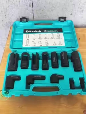 #fathersdaygift DURATECH  O2 Oxygen Sensor & Oil Pressure Socket Set, 1/2" 3/8" Drive x 22mm (7/8") 27mm 29mm Oxygen Socket Wrench, O2 Sensor Remover Removal Tool #DealsforYourDays #summerfinds #oxygensensorsocket #duratech 