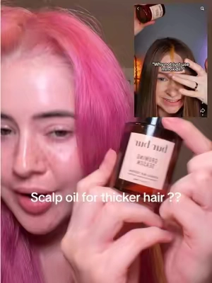 I can’t to use this long term and document the results #thickerhair #scalpoilingforhairgrowth #howtogetthickerhair #burbur #newhairgrowth 