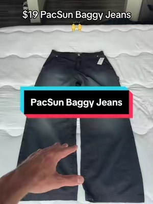 I’m 6’1 170 wearing size 32🤝 #pacsun #jeans #baggyjeans #tiktokshopmademebuyit #baggyfit 