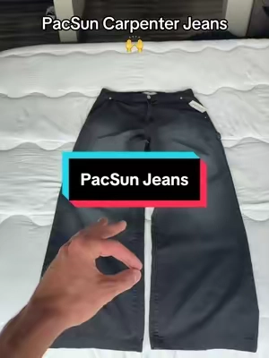 I’m 6’1 170 wearing size 32🤝 #pacsun #jeans #baggyjeans #tiktokshopmademebuyit #baggyfit 