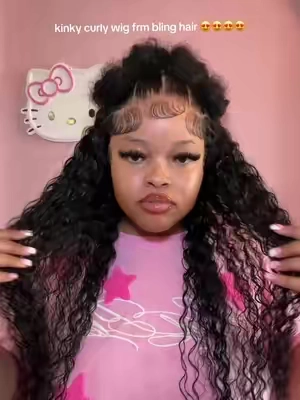 #blinghair #deepwavewig #kinkycurly 