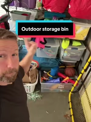 I started cleaning out my garage and realized this waterproof storage bin was exactly what I was missing to finally get everything organized. #tiktokshopcreatorpicks #GarageOrganization #tiktokshopsummersale #HomeFinds #Declutter  