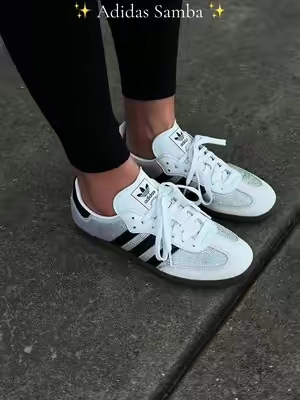 ✨ Adidas Samba with some razzle dazzle #samba #adidas #sneakers #tiktokshopbacktoschool #kicks 