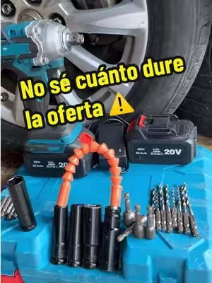 Ya dejen de usar esas llaves de impacto de juguete, esta bestia es otro nivel 🚀 La llave de impacto 3 en 1 que está reemplazando varias herramientas en el garage 🚗#HerramientasAuto #LlaveDeImpacto #DealsforYouDays #DIYAutomotriz #TikTokShop