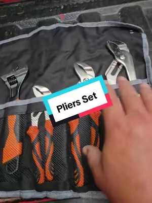 8 Piece Pliers Set by Vevor High Carbon Steel #pliers #toolset #handtools #vevor #summerfinds 