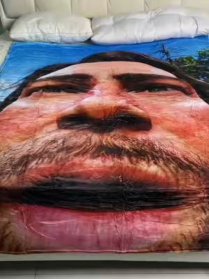 Hilarious big close-up Arthur Morgan blanket#ArthurMorgan #RDR2 #RedDeadRedemption2#TikTokShopDealsforYouDays#halloween