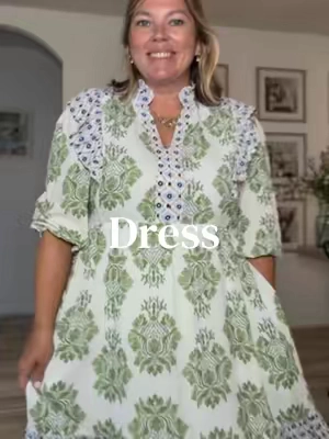 Precious floral print dress 😍 #fyp #tiktokfashionfinds #TikTokFashion #fashionover40 