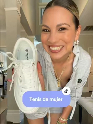 Tenis cómodos sencillos pero bonitos #tenisblancos #teniscomodos #tenisdemujer #tiktokshopsummersale #womensneakers 