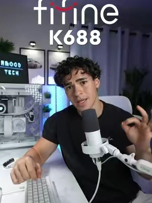 The microphone I use in almost all my videos - The FiFine k688 #mic #microphone #k688 #fifine #budget 