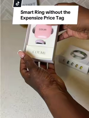 I wanted a smart ring… just not the expensive price tag. #TikTokShopCreatorPicks #SmartRing #COLMI #FitnessTracker #HealthTech