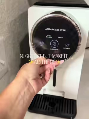 ONLY 6 MINUTES AND YOU HAVE ICE 🧊👏🏼 #antarcticstar #nuggetice #icemachine #nuggeticemaker #TikTokShopSummerSale @Antarctic Star 