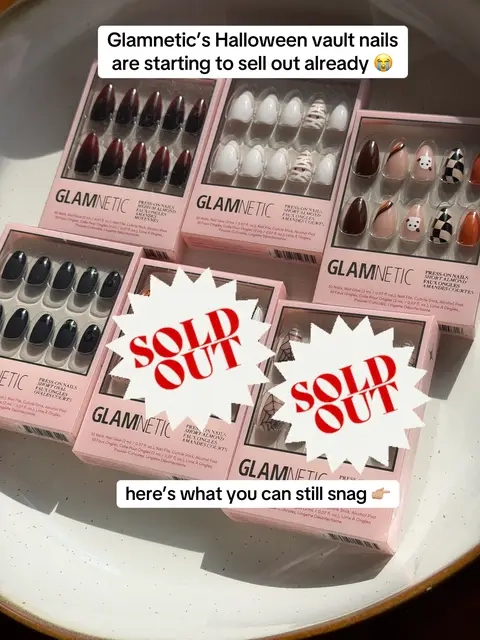 #glamnetic #halloweennails #halloweennailart #fallnails 