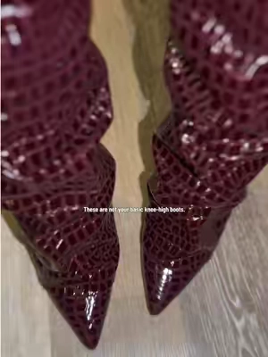 These boots were made to be the main character. 😮‍💨🔥 The slouchy fold-over design, pointed toe, chunky heel, and croc-embossed finish instantly turn a simple outfit into a whole look. From brunch and date night to concerts and photoshoots, these are definitely statement boots. #VIMISAOI #KneeHighBoots #StatementBoots #WesternStyle #TikTokShopFinds 
