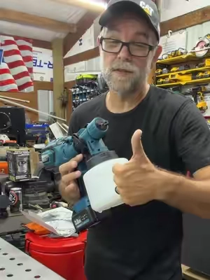 Yofidra Cordless Handheld Paint Sprayer - 1000ml Capacity, 21V 2x3.0Ah Rechargeable Batteries, Lightweight Easy-Storage Power Tool.  #painting #paintsprayer #tools #summerfinds #tiktokshopcreatorpicks @YOFIDRA @YofidraOfficial @YOFIDRA 