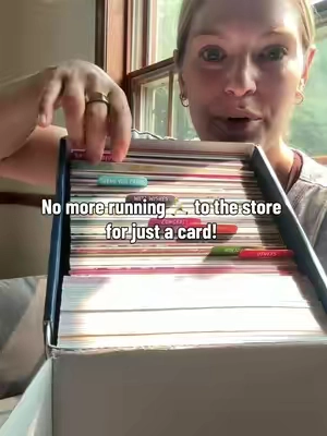 110 all occasion card box is absolutely genius! No more running to the store for just a card!  #cardbox #cards #card #thankyoucards #birthdaycards 