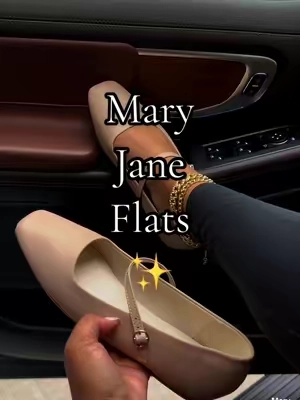 Mary Jane flats #maryjanes #maryjaneshoes #tiktokshopbacktoschool #officewear #tiktokshopcreatorpicks 