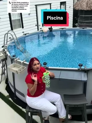 Replying to @yanibelcorrea No hace falta gastar una fortuna para disfrutar de una piscina en casa. 💦 Esta Bestway Steel Pro MAX tiene estructura de acero resistente, incluye bomba con filtro para mantener el agua limpia y está disponible en varios tamaños para adaptarse a tu espacio. Perfecta para crear recuerdos en familia sin salir de casa. #bestway#abovegroundpool#homepool#TikTokShopCreatorPicks#tiktokshopsummersale  