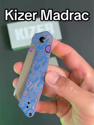 The Kizer Madrac is a clean, fidget-friendly EDC with a satin finish blade, Vortex Micarta handle, button liner lock, and a deep-carry reversible pocket clip. @KIZER EDC #Kizer #KizerMadrac #EDC #PocketKnife #KnifeCommunity
