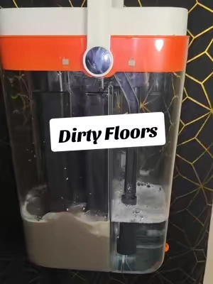 I can usually do it faster when Im not paying attention to the camera 😂 but this mop and my scrubber is my go to cleaning tools when I'm cleaning the floors. I have also used this to clean the walls too 😍 #floorcleaning #cleaningtools #mop 
