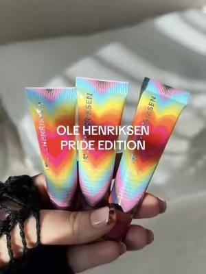The Pride Edition Pout + Proud Duo is here and the packaging is gorgeous. 🌈 Same Peptide Lip Treatment formula everyone loves—hydrating, glossy, and so comfortable on the lips plus on sale rn ♥️ #olehenriksen #poutpreserve #liptreatment #lipcare #Pride 