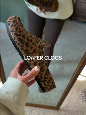 these will be on repeat alllll fall long 🍂🤎 @EVELLYHOOTD US  #womensclogs #womensloafers #loaferclog #fallshoes #fallstyle 