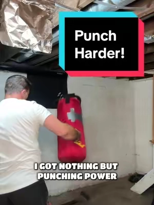 I have been punching harder since working out with a boxing resistance band! #boxingtraining #boxingworkout #boxing #punch #boxingresistanceband 