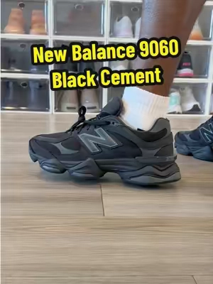New Balance Men's 9060 Black Cement #newbalance9060 #newbalance #tiktokshopsummersale #newbalance9060blackcement 