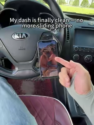 My dash is finally clean - no more sliding phone  #carmount #dealsforyoudays #weeklydeals #summervibes #tiktokshopcreatorpicks