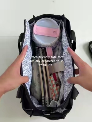 Shipped quick, perfect work bag. Fits all my things. Would buy again! #totebag #workbag #collegebag #schoolbag #backtoschoolshopping 