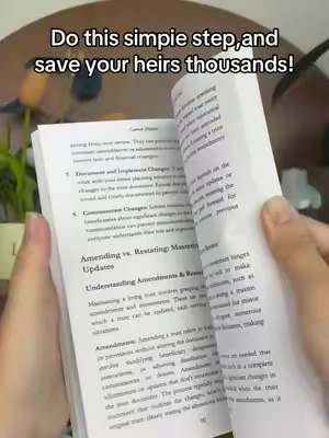 Your future self will thank you for reading this book. #trusts #livingtrust #LifeFaith #tiktokshop #Greenish