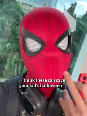 Don’t buy this Spider-boy mask unless you want your kid to win Halloween this year 🤯 #SpiderBoyMask #HalloweenKidsCostume #SuperheroMask #spidermanfan 