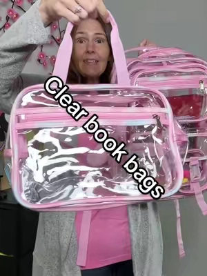 If you have to have a clear backpack- then get one that not everyone else has! #tiktokshopbacktoschool #backtoschoolshopping #backpack #clearbackpack 