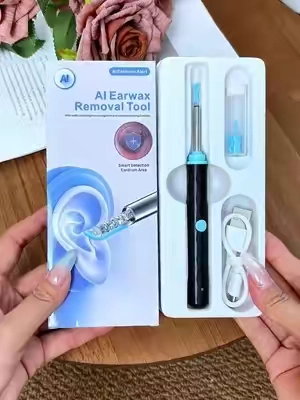 Itchy Ears After Shower? Try This Camera Ear Wax Remover #EarCare #EarCleaning #SelfCareHack #fyp #TikTokShop