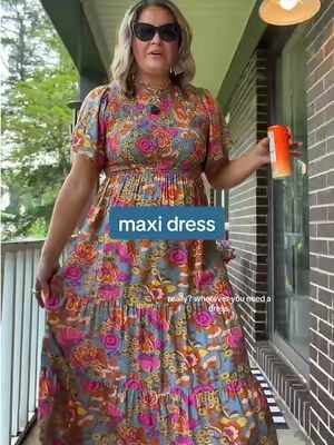 Cute maxi dress that’s also super comfortable! #dress #cutedress #maxidress #womensfashion 