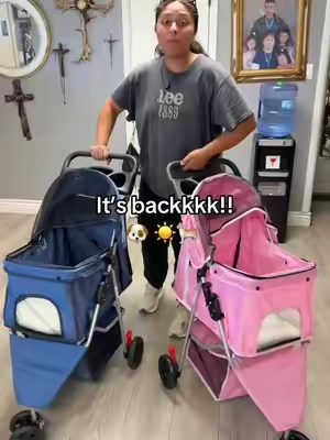 Give your dogs a little break on their dog walk! #petstroller #dogstroller #dogwalking #dogmom #doglover 