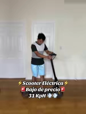Está scooter eléctrica corre a 31 kilómetros por hora 💨 perfecta para trasladarse desde tu casa al trabajo 👌#scootereletrica #scooter #patineta #patinetaelectrica 