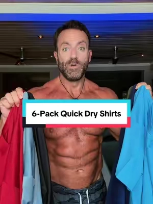 These 6-pack quick-dry performance shirts are lightweight, breathable, and designed to wick away sweat so you stay comfortable from the gym to everyday life. With six shirts in one pack, you’ll always have a clean performance tee ready to go. #mensshirt #athleticwear #activewear #workoutgear #mensstyle 