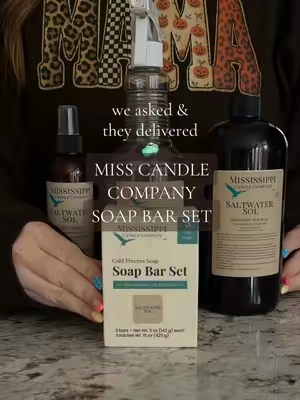 @Mississippi Candle Company listened!! Bath soaps are hereee 😍 #bathsoap #mississippicandlecompany #smellgood #nontoxicliving #bodywash 