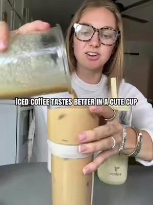Affordable, practical, and so cute! #icedcoffeetumbler 