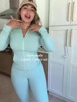 #glomode #2pieceset #comfyoutfit #yogaset 