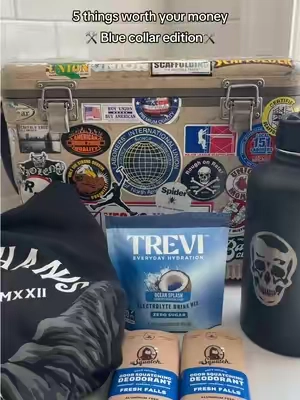The top 5 products my blue collar man uses daily that are worth the money💰@ENGEL @Workman Trading Co. @Gymreapers @drinktrevi @Dr. Squatch #bluecollar #bluecollarboys #giftsforbluecollarmen #bluecollarmen #TikTokCreatorSearchInsightsIncentive 
